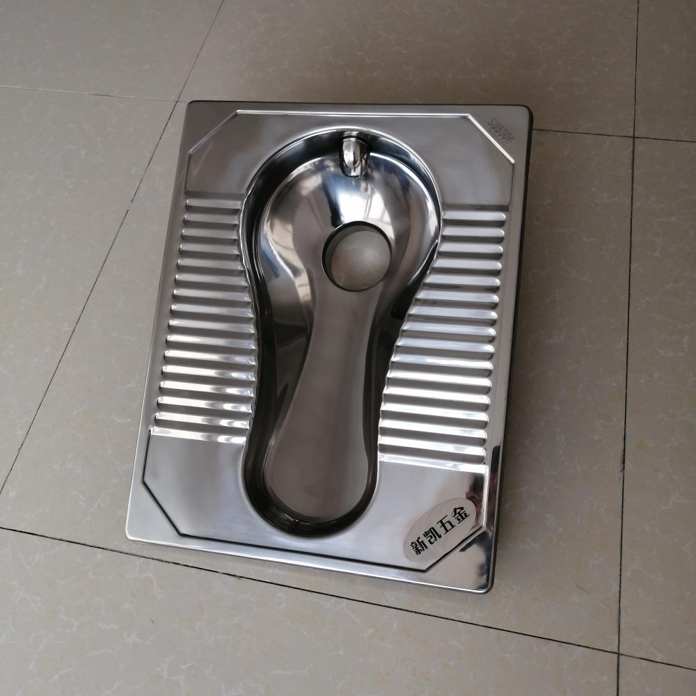 鹤壁监舍用不锈钢蹲便器304白钢蹲便器不锈钢一体蹲便器
