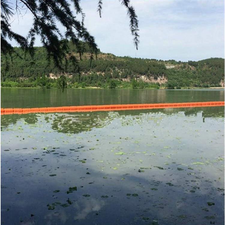 水上漂浮垃圾拦载浮体 河道自浮式拦污浮筒
