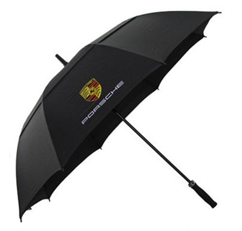 广东中山雨伞厂家直销27寸保时捷高尔夫广告伞定做印字logo