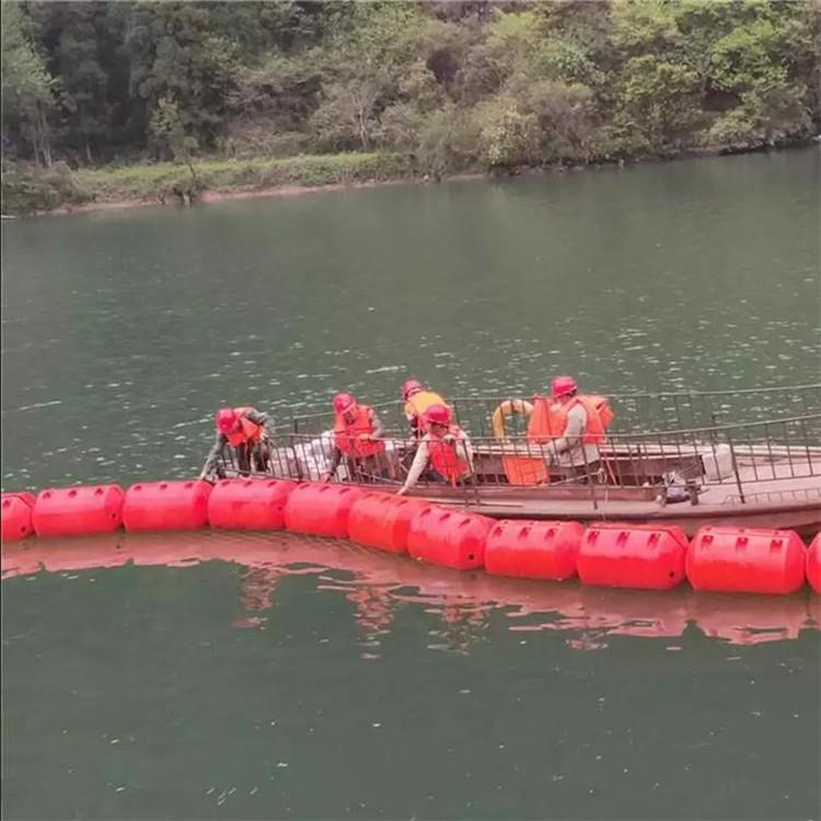 PE水电站坝前拦漂浮排浮体规格