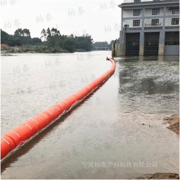 河道柔性拦漂浮体 水库水上浮式拦污浮排