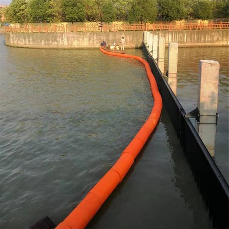 水上围栏拦载浮体 漂浮物拦污浮屏 塑料浮筒