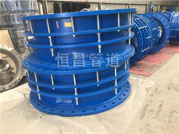 石家莊雙法蘭限位伸縮器DN600mm重量