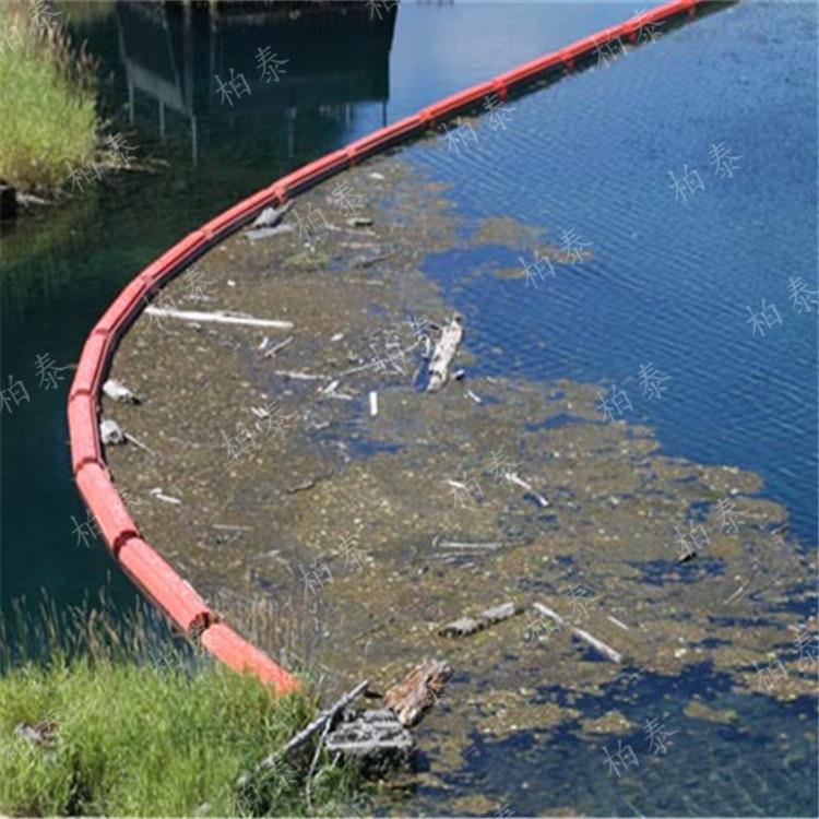 蓝田河道垃圾隔离带 湖面漂浮油污防污屏浮拦