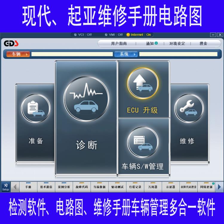 現(xiàn)代專檢起亞汽車檢測(cè)儀GDS VCI Diagnostic