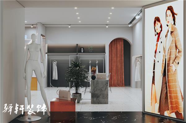 合肥服裝店裝修精品展廳設計 真好看