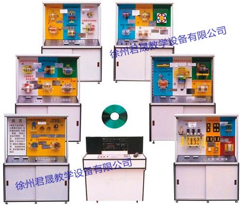 供应君晟JS-DB6型热卖电机与变压器陈列柜