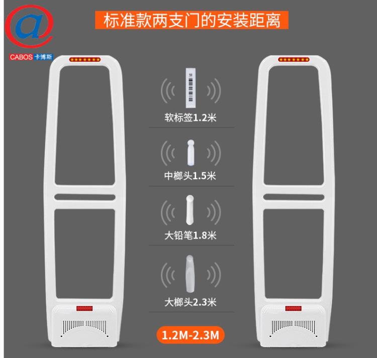 溧阳超市防盗门 江阴商场服装店防盗EAS天线卡博斯教安装步骤