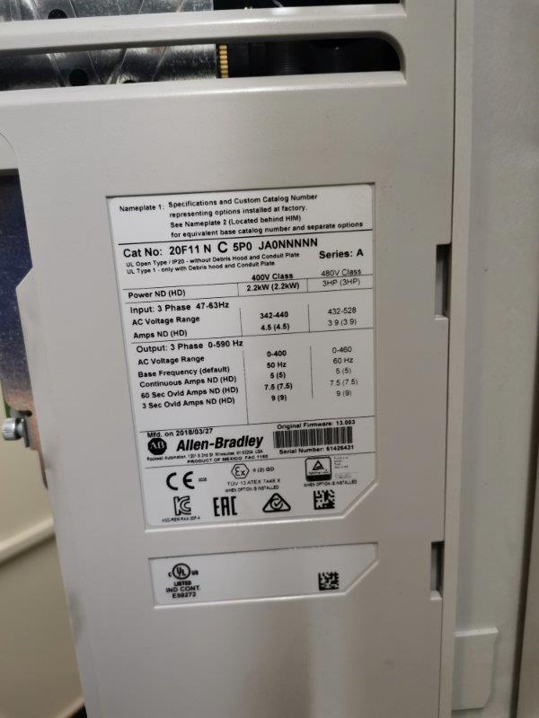 美国ROCKWELL变频器20F14NC140JA0NN