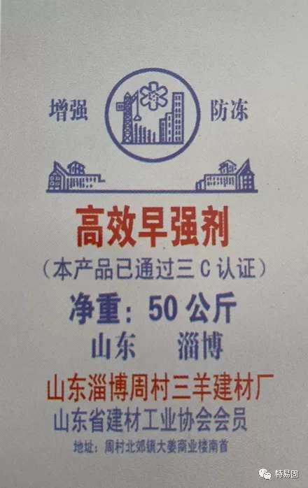 山東特易固早強劑