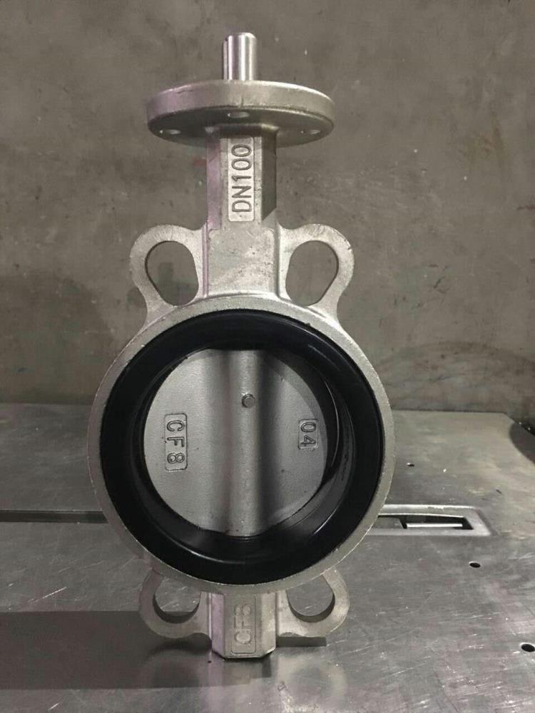 不銹鋼對夾電動蝶閥