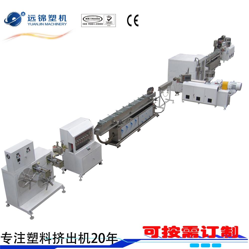 PVC包紗管擠出機價格  廣東拉管機