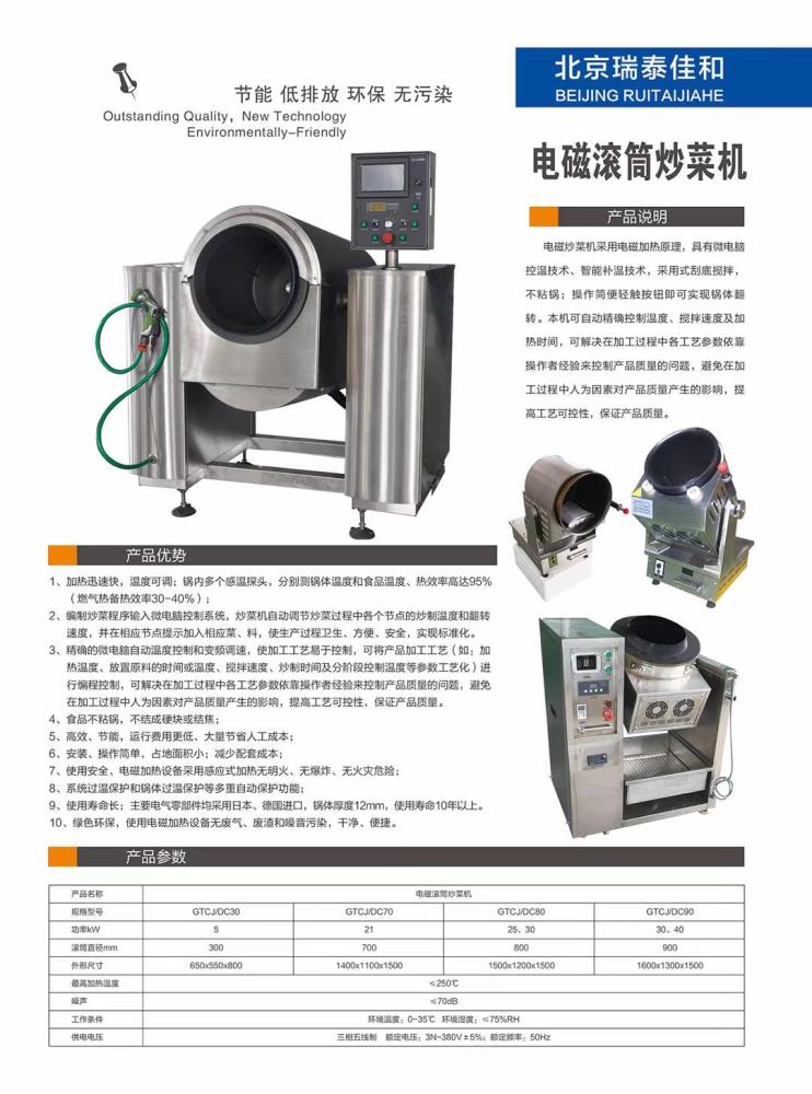 電磁滾筒炒菜機(jī)中央廚房炒菜機(jī)自動炒菜機(jī)自動炒菜機(jī)智能炒菜機(jī)