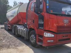 轉讓二手東風天龍解放j6歐曼德龍雙橋半掛車