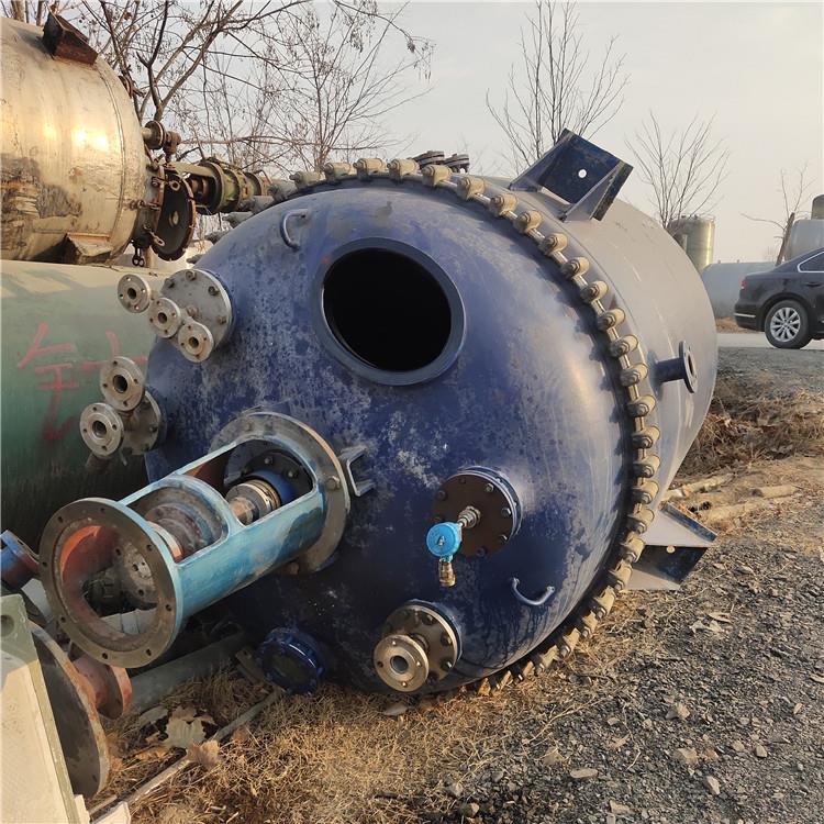 出售二手5000搪瓷反應釜價格