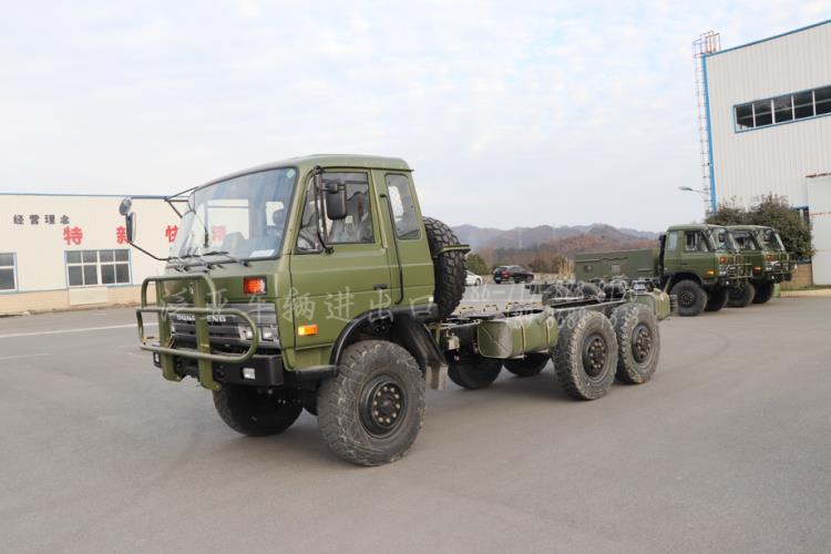 东风六驱eq2102gj越野卡车底盘军车专用车底盘改装