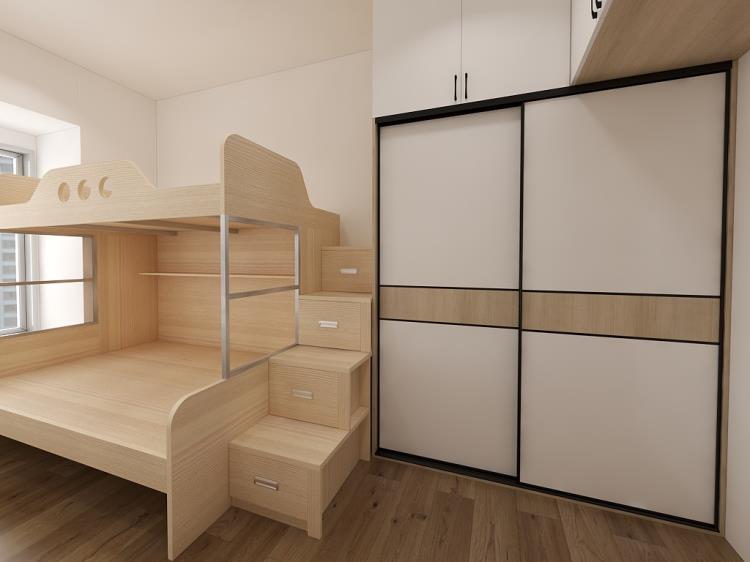 江门中山板式定制衣柜整体衣帽间现代板式简约透明全屋定制家具