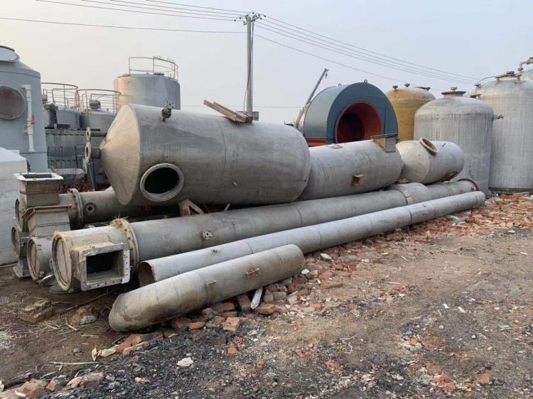 二手5000L多效降膜蒸發(fā)器 不銹鋼多效發(fā)器