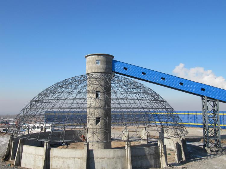 球形儲煤倉儲煤棚網架設計施工