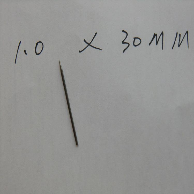 直径1.0MM长30MM离子放电针   电导针  磨尖钨针