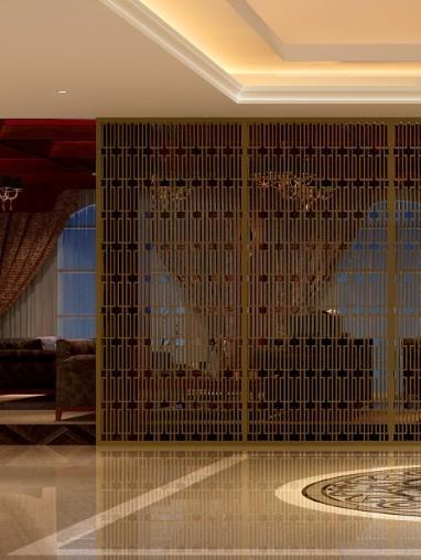 佛山鑫盛鸿金属制品不锈钢屏风酒店隔断不锈钢镂空隔断