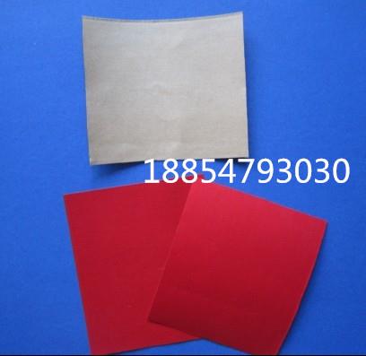 傳統膏藥布 手工黑膏藥底布 紅色棉布復合牛皮紙防滲棉布