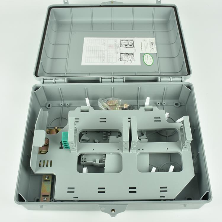 室外壁掛式光纜分纖箱 槽道光分路箱分光箱 樓道ODF光纖配線