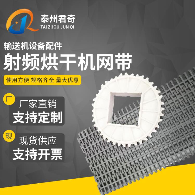 射频烘干机网带 耐高温塑钢网链输送带 射频烘干机模块链传送带