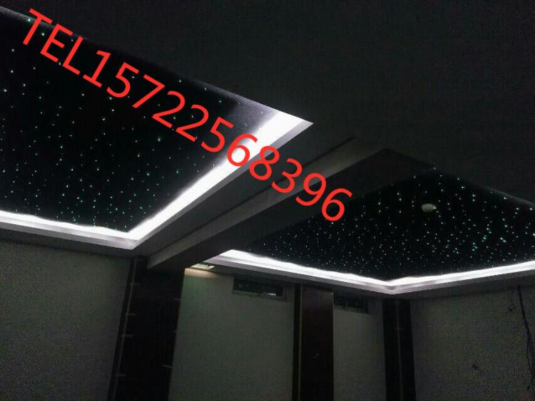 云南普洱卧室客厅梦幻吊顶 星空顶  吸音棉 光纤灯吊顶