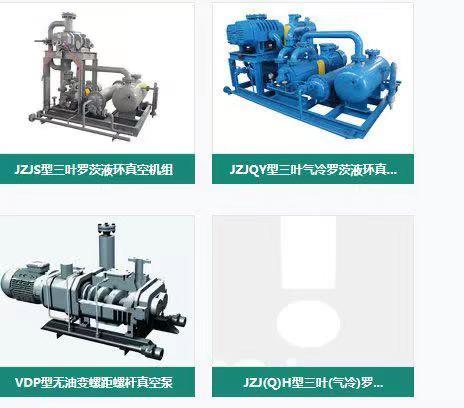JZJQX型三葉羅茨旋片真空機(jī)組
