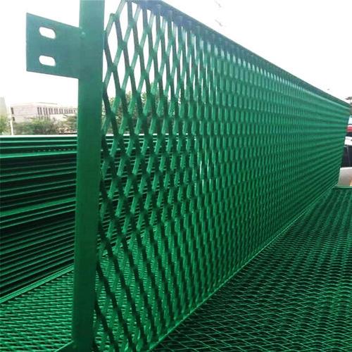 高速公路防眩网A北京河道临边防撞防坠落临边钢板网菱形护栏