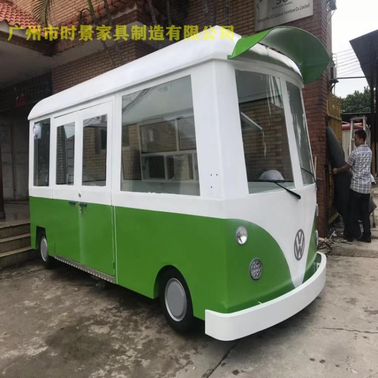 游乐园流动售货车 步行街实木售货车 仿古售货车