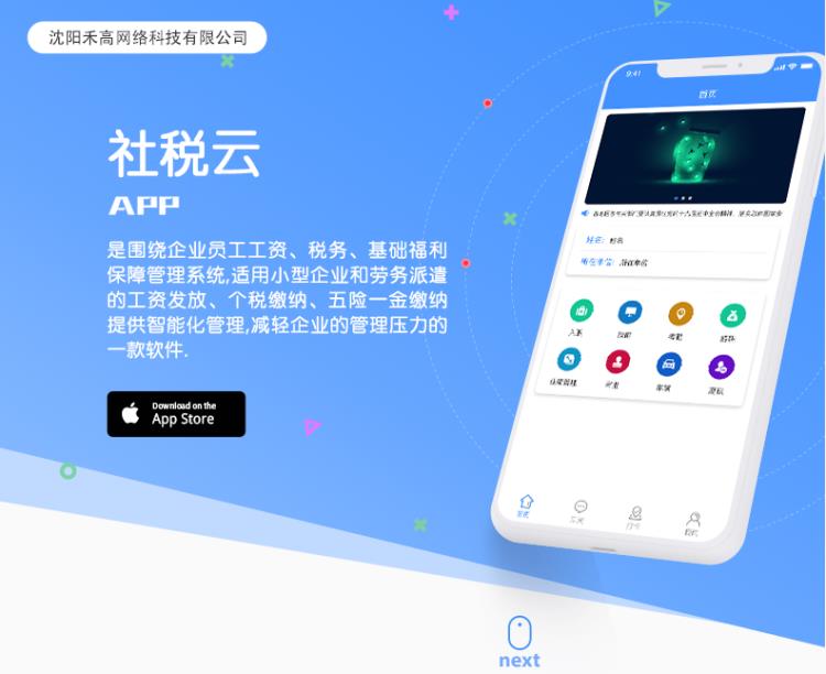 社稅云APP軟件開發(fā)網(wǎng)站建設(shè)小程序