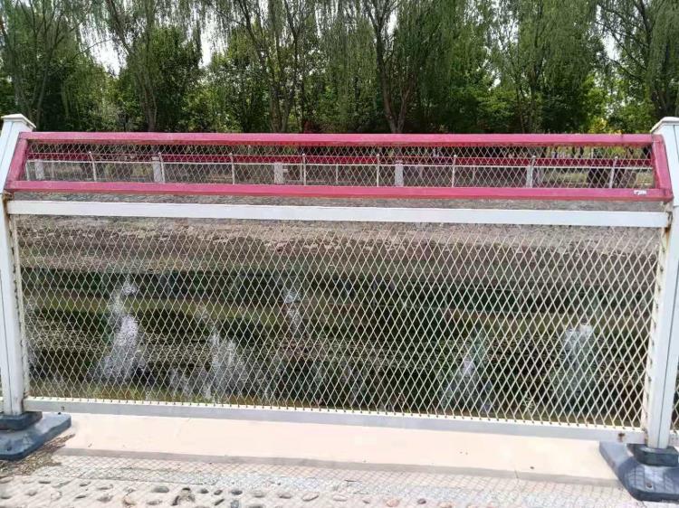 河道兩側菱形防護圍網A南昌河道兩側菱形防護護欄圍網定制