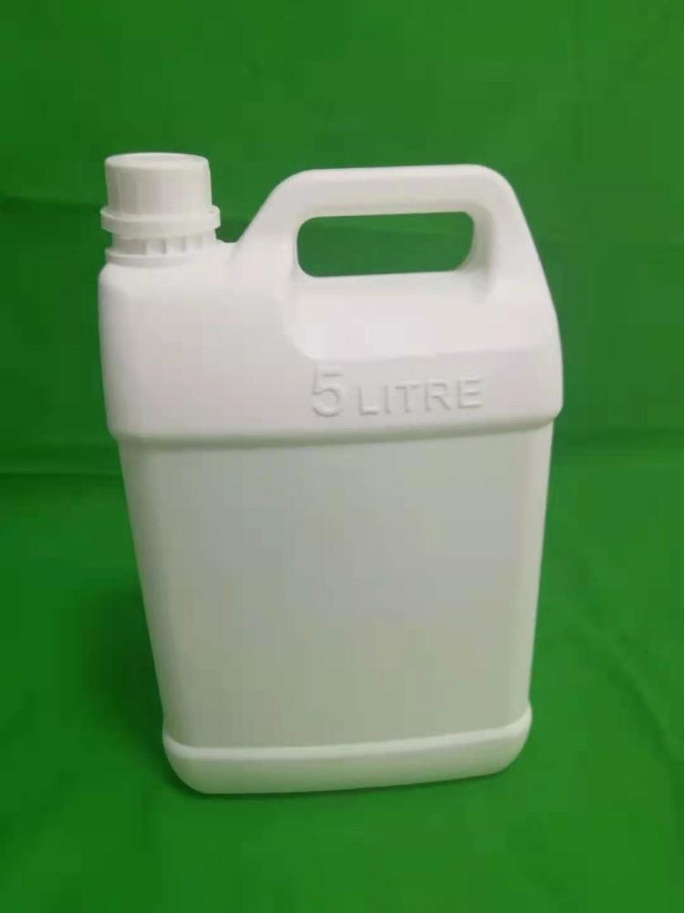 东莞厂家直售5L奶白扁桶带液位线塑料桶