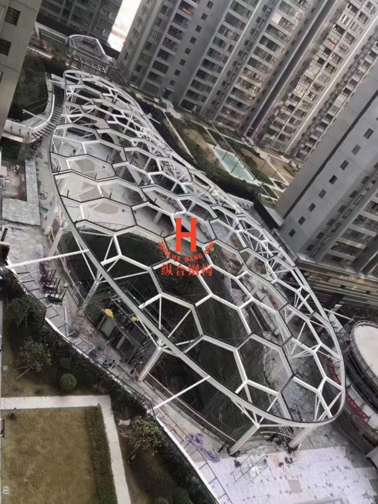 雄安新区建设工程钢结构管桁架加工