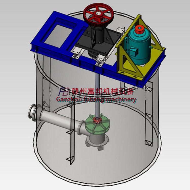 泥沙浆搅拌桶.水泥双叶轮搅拌槽.矿浆药剂搅