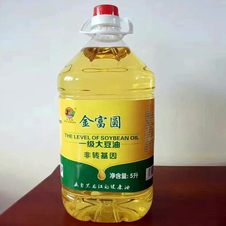 黑龙江 非转基因 大豆油 色拉油 一级 5L