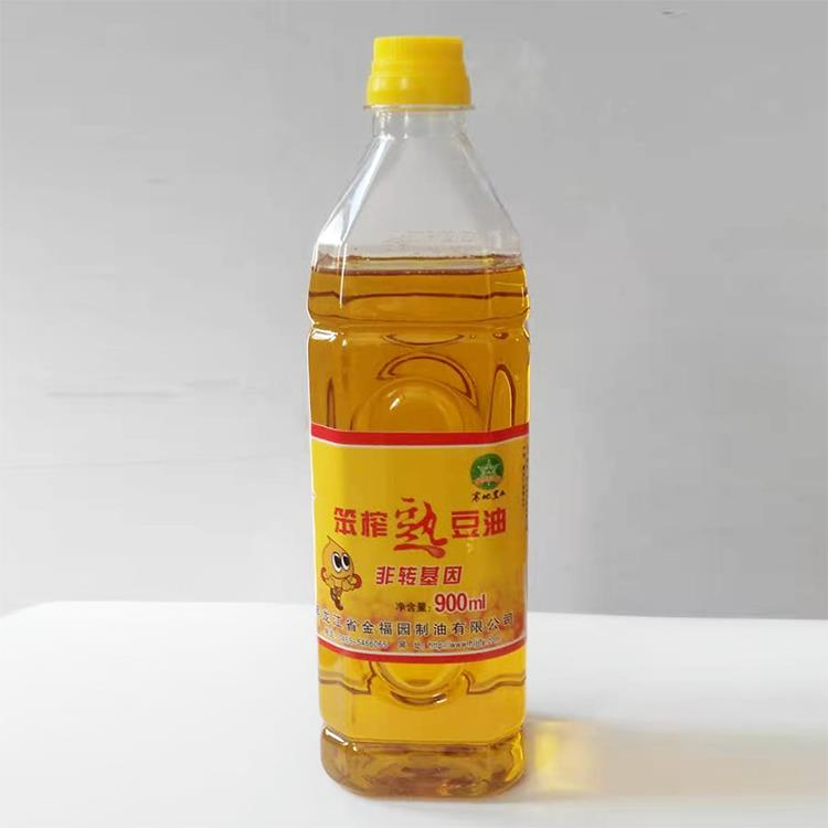 黑龍江 大豆油 非轉(zhuǎn)基因 笨榨 三級(jí) 900ml 專用