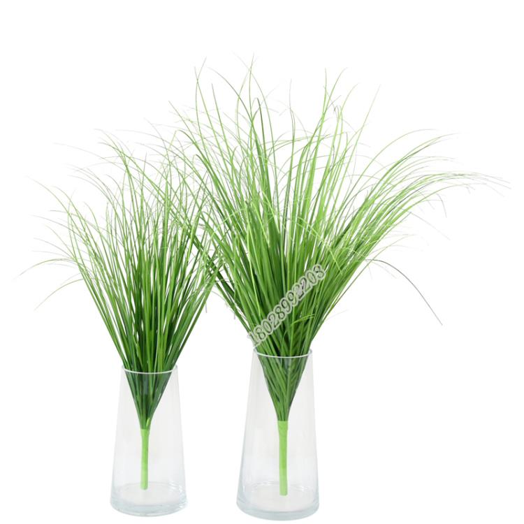 樹貓阻燃仿真洋蔥草60cm小號彎草把束假綠植蘆葦草室內假花裝