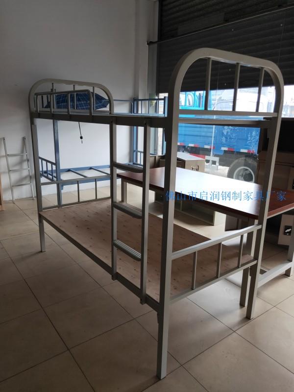 顺德铁架床生产厂家员工上下铁床批发高低双层床工地铁床批发