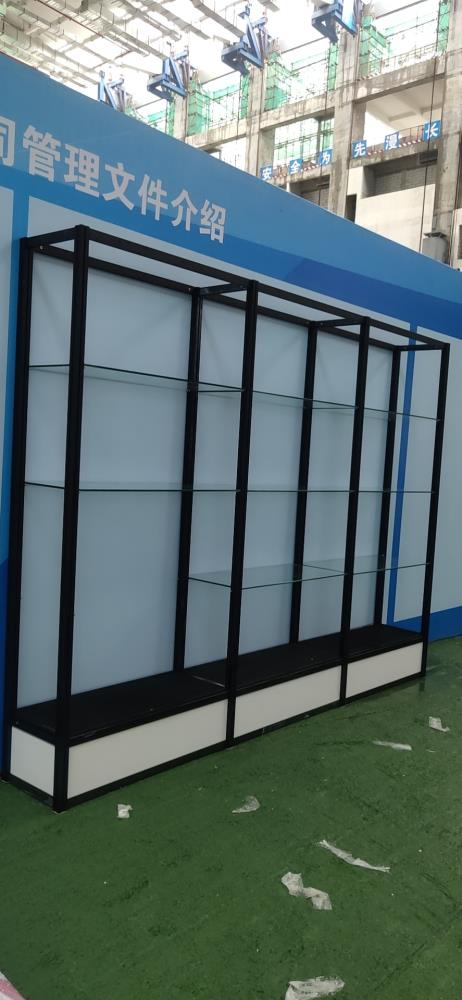 江门精品玻璃展柜 活动展览高柜出租