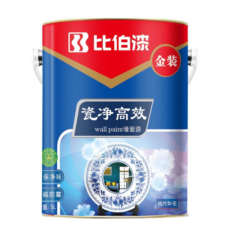 比伯漆金装瓷净乳胶漆 内墙涂料 水性墙面环保漆家用商用